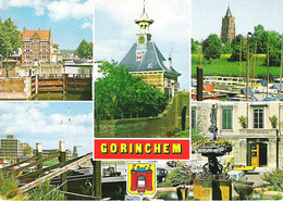 SCENES FROM GORINCHEM, SOUTH HOLLAND, HOLLAND. Circa 1976 USED POSTCARD Fa1 - Gorinchem