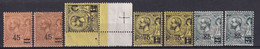 MONACO - 1924 - YVERT N° 70/72  ** MNH TEINTES ! - COTE = 35 EUROS - Neufs