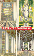 SCENES FROM COVENTRY CATHEDRAL, COVENTRY, WARWICKSHIRE, ENGLAND. UNUSED POSTCARD Fd1 - Coventry