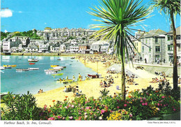 HARBOUR BEACH, ST. IVES, CORNWALL, ENGLAND. UNUSED POSTCARD Fd3 - St.Ives