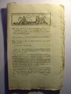 BULLETIN DES LOIS VENTOSE AN VIII - FEVRIER 1800 - CREATION MONUMENTS  AUX MORTS COLONNE - POLICE CHEF LIEUX PREFECTURES - Gesetze & Erlasse