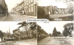 SCENES FROM NEWARK-ON-TRENT, NOTTINGHAMSHIRE, ENGLAND. UNUSED POSTCARD Fq1 - Andere & Zonder Classificatie