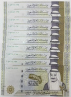 Saudi Arabia 20 Riyals 2020 P-New 10 Pieces UNC Condition Same Last Serial Numbers 200 Riyals - Arabia Saudita