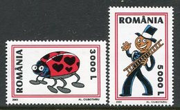 ROMANIA 2003 Valentines Day  MNH / **.  Michel 5709-10 - Ongebruikt