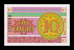 Kazajistan Kazakhstan 10 Tyin 1993 Pick 4b SC UNC - Kasachstan