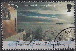 British Antarctic Territory 2000 Used Sc #293 37p RRS James Clark Ross Symphony - Oblitérés