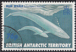 British Antarctic Territory 1996 Used Sc #247 76p Blue Whale - Gebraucht