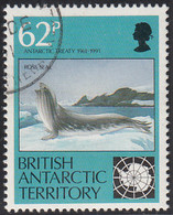 British Antarctic Territory 1991 Used Sc #183 62p Ross Seal Treaty 30th Ann - Used Stamps
