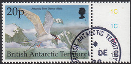 British Antarctic Territory 1998 Used Sc #267 20p Antarctic Tern Birds - Usados