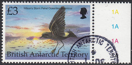 British Antarctic Territory 1998 Used Sc #273 3pd Wilson's Storm Petrel Birds - Gebraucht