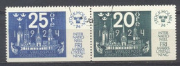 Suède, 1924, 8º Congrès De L'union Postale Universselle, Obliteré, - Sonstige & Ohne Zuordnung