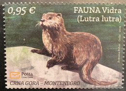Montenegro, 2021, Fauna - Eurasian Otter (MNH) - Montenegro