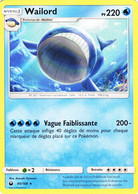 Carte Pokémon Wailord 40/168 PV220 - Pokemon