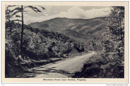 NORTON, VA - Mountain Scene , Panorama, B&w , A "natural-finish" Card, RP - American Roadside