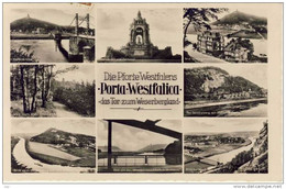 PORTA WESTFALICA, S/w 1939 M. 2 X 3 Pf. Dt. Reich,   -  Das Tor Zum Weserbergland. Zustand: O 1937, MiNr. 482 - Porta Westfalica