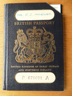 Passeport UK Britannique 1973, Visas Norvège. - Documents Historiques
