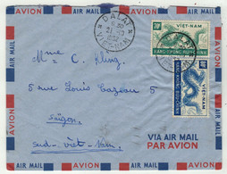 Viêt-Nam // Vietnam //  Lettre De Dalat Pour Saigon 21/10/1952 - Viêt-Nam