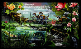 HUNGARY - 2020. SPECIMEN Souvenir Sheet - Bakony Dinosaur Site / Ancient Reptiles MNH!!! - Ensayos & Reimpresiones