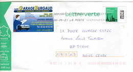 Entier Postal PAP Repiqué Charente Maritime St Ciers Du Taillon Garage Vente Réparation Camion Citerne Station Service - Listos A Ser Enviados : Réplicas Privadas