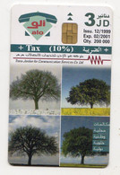 JORDANIE TELECARTE ARBRE OLIVIER - Jordanie