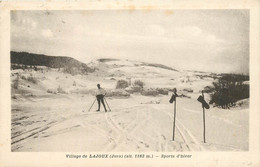 CPA FRANCE 39 "Village De Lajoux" / SKI - Dampierre