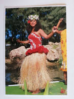 PRINTED IN JAPAN.. USA..VINTAGE   POSTCARD..BEAUTIFUL DANCER OF TAHITI..POLYNESIAN CULTURAL CENTER - Big Island Of Hawaii