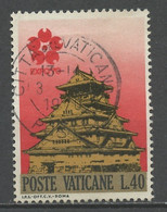 EU Osaka - Vatican - Vatikanstadt 1970 Y&T N°498 - Michel N°557 (o) - 40l Château D'Osaka - 1970 – Osaka (Japan)