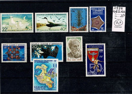 NOUVELLE CALEDONIE 1978 N°416 à N°424 NEUFS** - Annate Complete