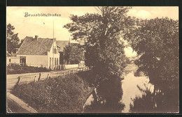 AK Brunsbüttelhafen, Teilansicht Mit Strassenpartie - Brunsbüttel