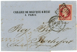 21 Septembre 1858 Napoleon N°17A TTB Paris Lozange D Pour Rochefort Charente Inférieure - 1849-1876: Classic Period