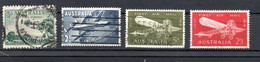 T1-8 Australie PA N° 2 + 10 + 12 + 13 Oblitérés A Saisir !!!  Avions - Used Stamps