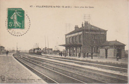 VILLENEUVE LE ROI    - LA GARE - Villeneuve Le Roi