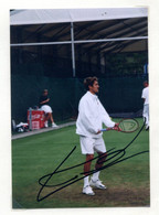 TENNIS - Photos NICOLAS ESCUDE Avec Signature Autographe Originale - Sportlich