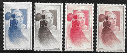 France 4  Vignettes Mazelin Marianne De Gandon    Neufs  *      B/TB Voir  Scans   - Philatelic Fairs