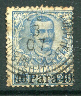 Italian Levant 1902 - Without Albania - Stamps Of 1901 - 40pa On 25c Blue Used (SG 23) - Albanie