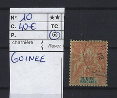 FRANCE COLONIE GUINEE FRANCAISE  N° 10 OBL - Gebraucht