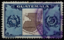 Guatemala 1936 Mi 292 Map Of Guatemala (1) - Guatemala