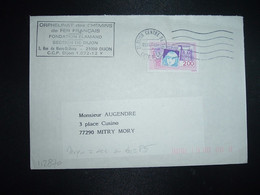 LETTRE TP PHILEX JEUNES 88 NEVERS 2,00 OBL.MEC.01-06 88 21 DIJON CENTRE DE TRI + TRI INDEXATION BARRES ROSES - Storia Postale