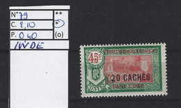 FRANCE COLONIE INDE N° 79 Avec Charnière - Nuevos