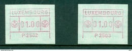 ATM P2502 ** + P2503  ** Zonder Onderkader - Sans Cadre Inférieur - Postage Labels