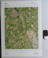 BOEZINGE In 1990 GROTE-LUCHT-FOTO BRIELEN PILKEM NOORDERRING-IEPER 48x67cm ORTHOFOTOPLAN PHOTO AERIENNE LUCHTFOTO R731 - Ieper