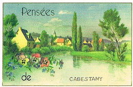 66  PENSEES  DE  CABESTANY    CPM  TBE  VR1151 - Cabestany