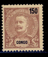 ! ! Congo - 1898 D. Carlos 150 R - Af. 24 - No Gum - Congo Portuguesa