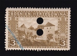 BOSNIA AND HERZEGOVINA - Trial Landscape Stamp, 3 Hellera, MH - Bosnia And Herzegovina