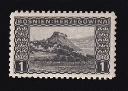 BOSNIA AND HERZEGOVINA - 1 Hellera, Perforation 9 ½, MNH - Bosnien-Herzegowina