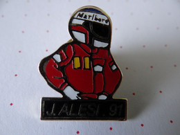 Pin: "marlboro" Formel 1 - Rennfahrer J.Alesi 1991 - Autorennen - F1