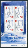 GREENLAND 2001 Arctic Winter Games Block  MNH / **.  Michel Block 21 - Nuovi