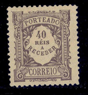 ! ! Portugal - 1904 Postage Due 40 R - Af. P 11 - MH - Ongebruikt