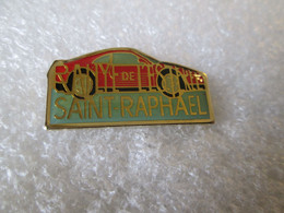 PIN'S    FERRARI   RALLYE  SAINT  RAPHAEL - Ferrari