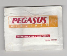 Pegasus Airlines Turkije (TR) Refreshing Tissue-verfrissingsdoekje - Geschenke